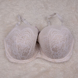 Victoria's Secret Dream Angles white lace bra-36DD (E)
